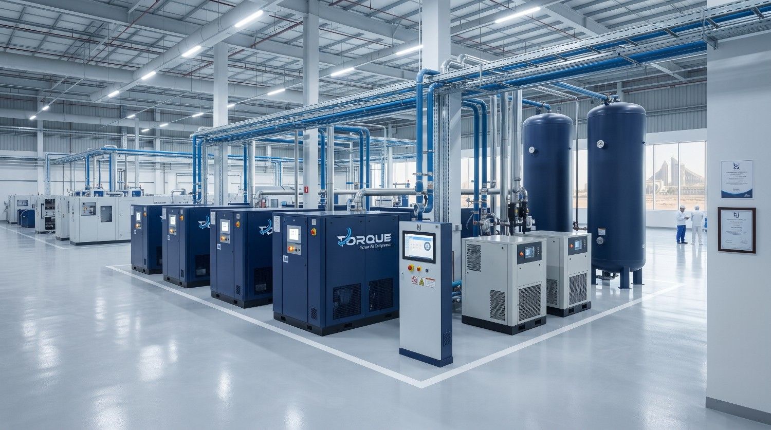 Complete Compressed Air System Installation